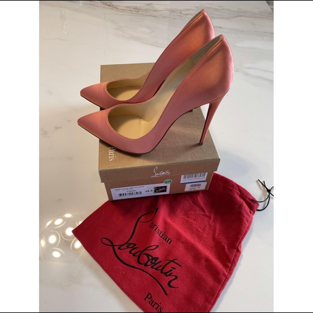 Christian Louboutin Pigalle Follies 100 Satin 39.5